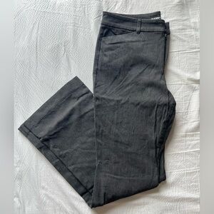 Old Navy gray pixie flare slacks size 12